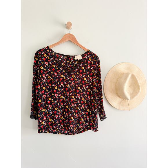 Sézane | Sezane | Marina Floral Lace Blouse | Sz 34/2 - Picture 2 of 11